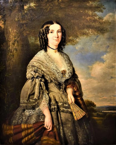 Princesse Kotschoubey - Franz Xaver Winterhalter (1805-1873) - Tableaux et dessins Style Restauration - Charles X
